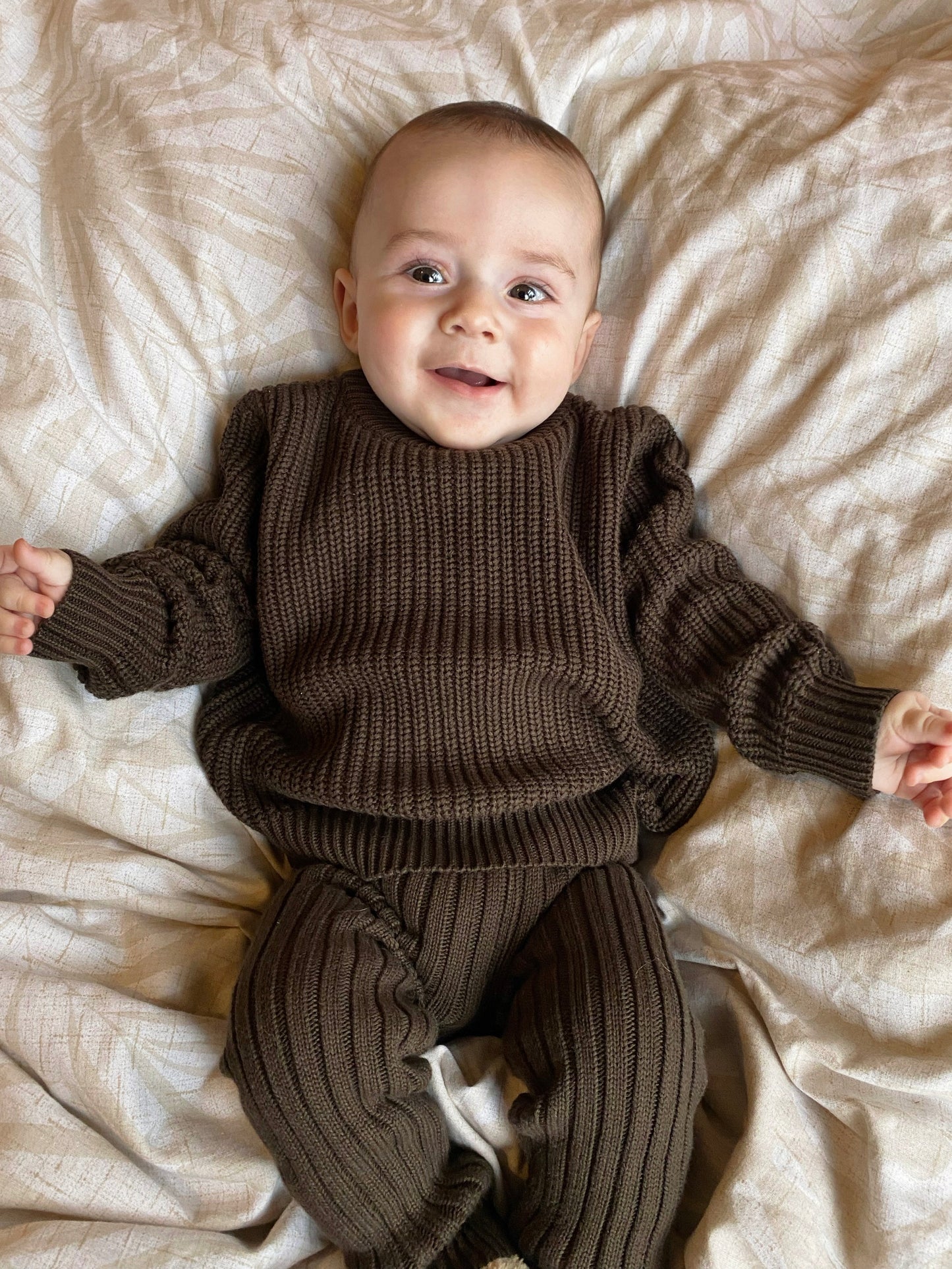 Chunky Knit Jumper - Dark Chocolate