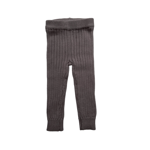 Ribbed Knit Pants - Mocha