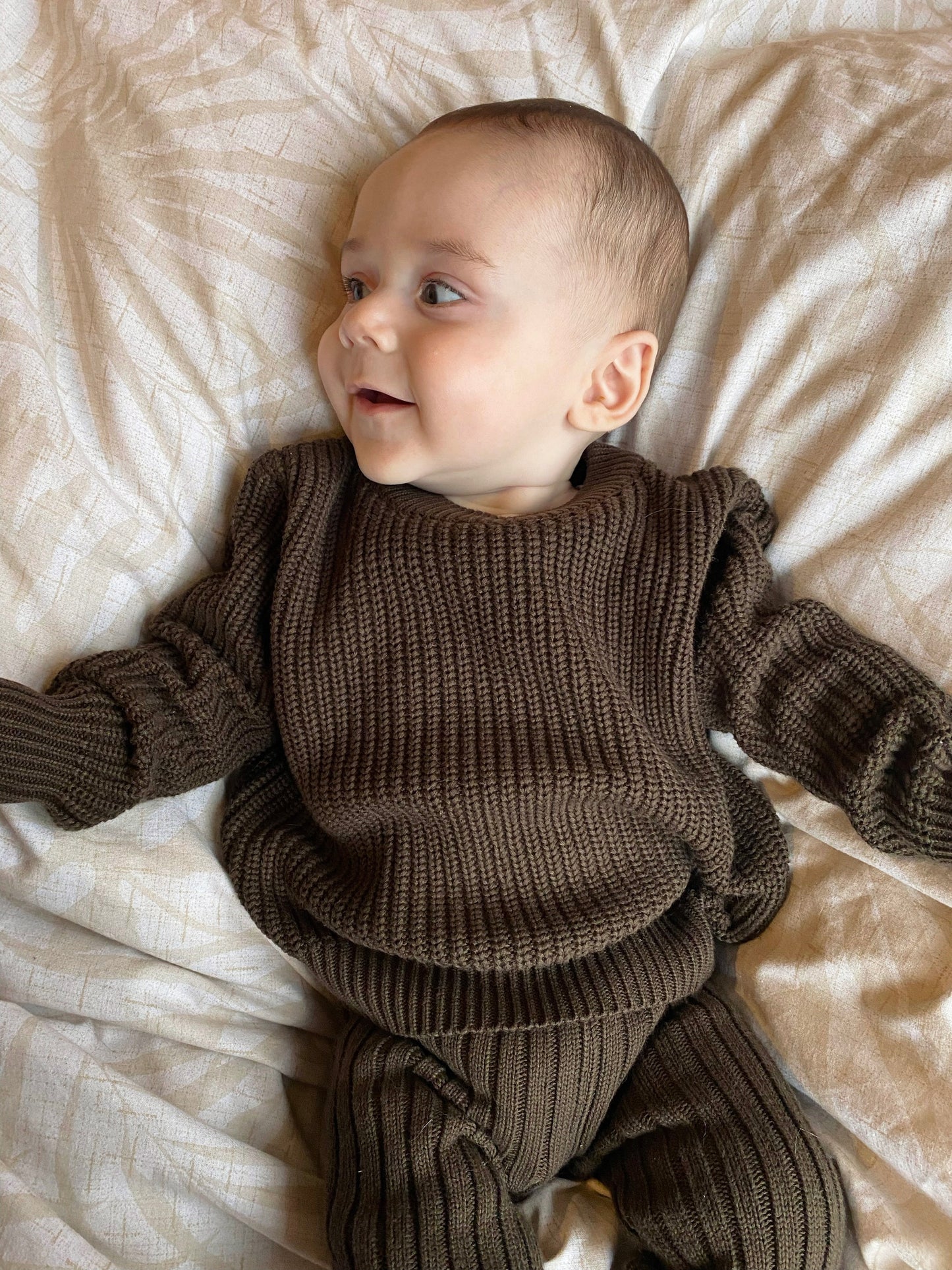 Chunky Knit Jumper - Dark Chocolate