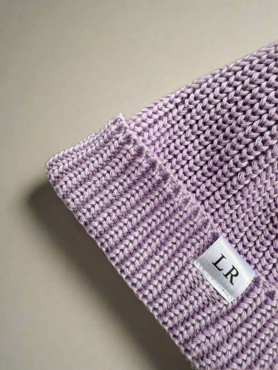 Pompom beanie - Lilac