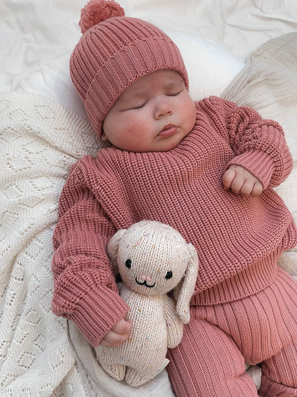 Chunky Knit Jumper - Rose