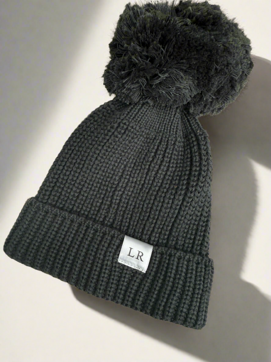 Pompom beanie - Forest Green