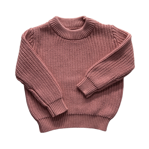 Chunky Knit Jumper - Rose