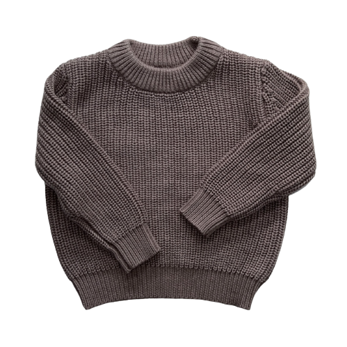 Chunky Knit Jumper - Mocha