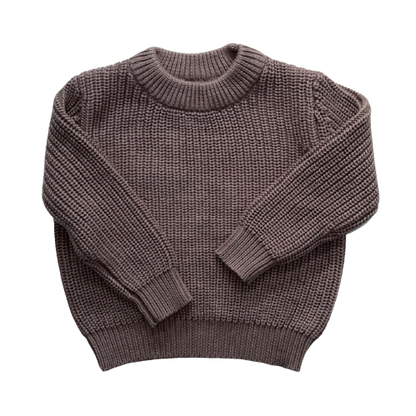 Chunky Knit Jumper - Mocha